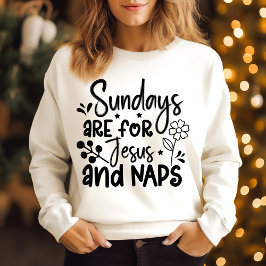 Camiseta Domingos são para Jesus e cochilos