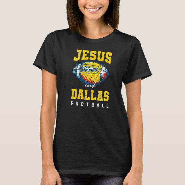 Camiseta Domingos São Para Jesus E Dallas Futebol Texas Ch (Frente)