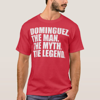 Camiseta Dominguez Dominguez Nome da família Dominguez sobr