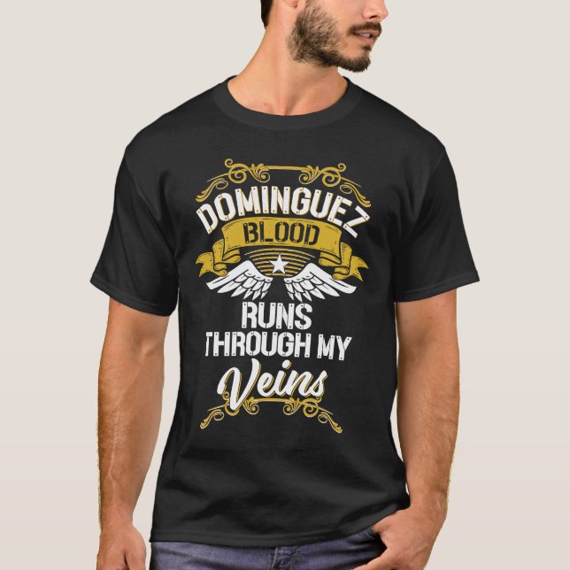 Camiseta Dominguez Sangue Passa Pelas Minhas Veias (Frente)