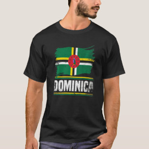 Camiseta Dominica Dominicana Bandeira da Dominica