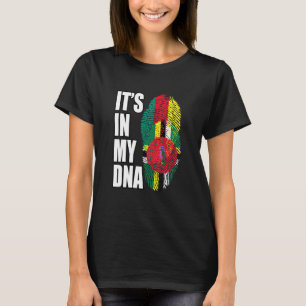 Camiseta Dominica E Camarões Mistura DNA Heritage