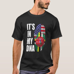 Camiseta Dominica E Patrimônio Da Herança Do DNA Mix Americ