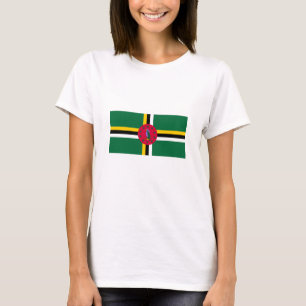Camiseta Dominica Flag
