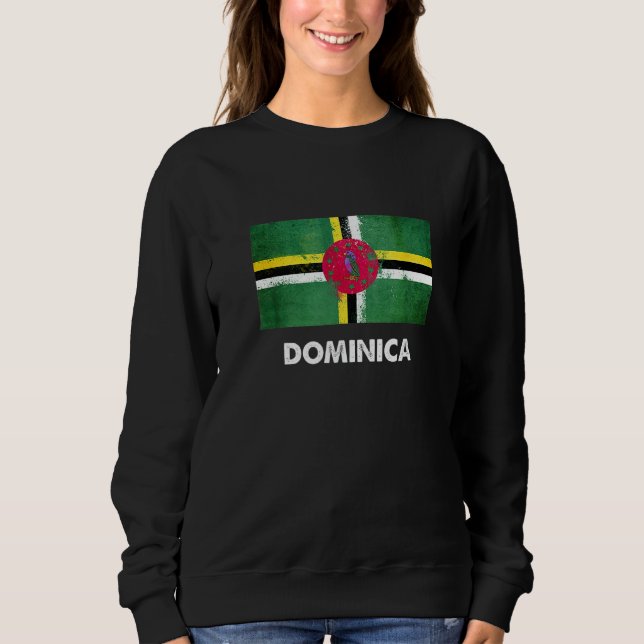 Camiseta Dominica Flag  Dominican  2 (Frente)