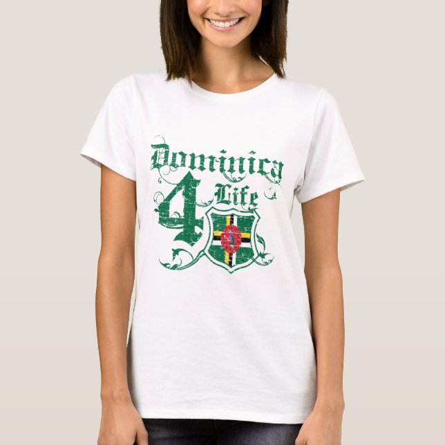 Camiseta Dominica para a vida (Frente)