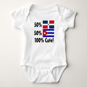 Camiseta Dominican 100% do cubano 50% de 50% bonito