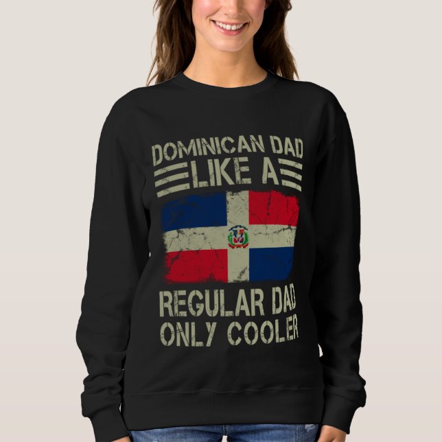 Camiseta Dominican Dad Like a Regular Dad Only Cooler  Dad (Frente)