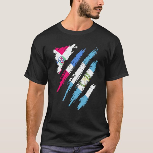 Camiseta Dominican Republic Flag Guatemala Grown Country St (Frente)