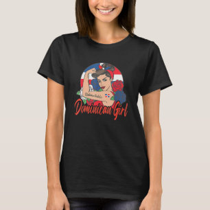 Camiseta Dominicana Girl Dominicanan Mujer Republica Domini