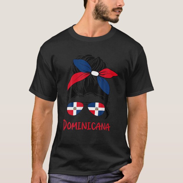 Camiseta Dominicana Girl Republica Dominicana Rep (Frente)