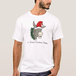 Camiseta Dominick o asno italiano do Natal