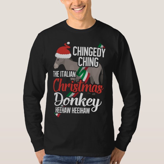 Camiseta Dominick O Natal Do Donkey (Frente)
