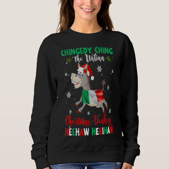 Camiseta Dominick O Natal Donkey Italiano Donkey Chris (Frente)