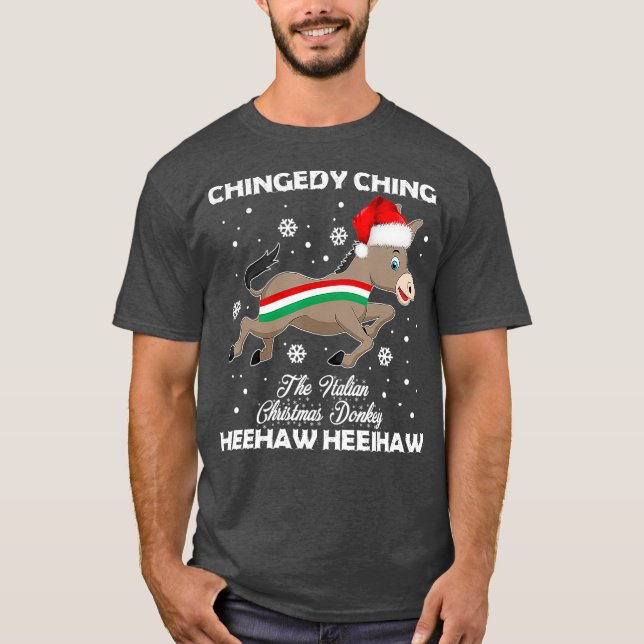 Camiseta Dominick The Christmas Donkey - Donkey Italiano Do (Frente)