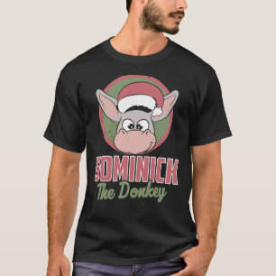 Camiseta Dominick The Donkey O Natal Italiano Clássico T-Sh