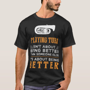 Camiseta Domínio de Tuba com Toque de  Humor em Se