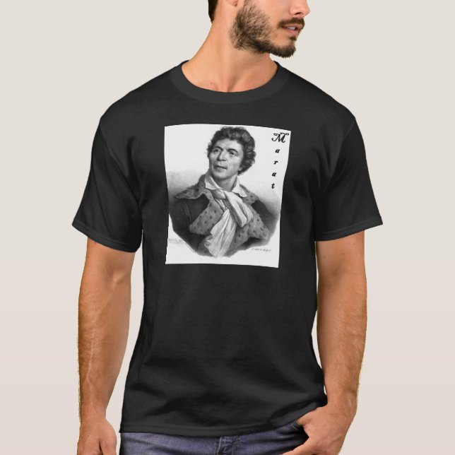 Camiseta Dominio público Jean-paul_marat_1 com blackadder (Frente)
