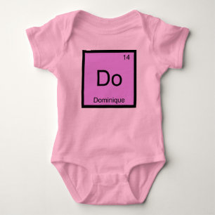 Camiseta Dominique Nome Química Elemento Tabela Periódica