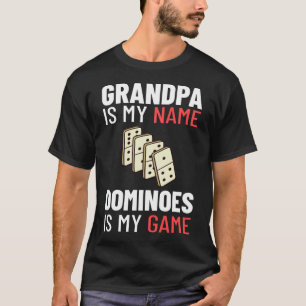 Camiseta Domino do jogo de Conselho do jogador