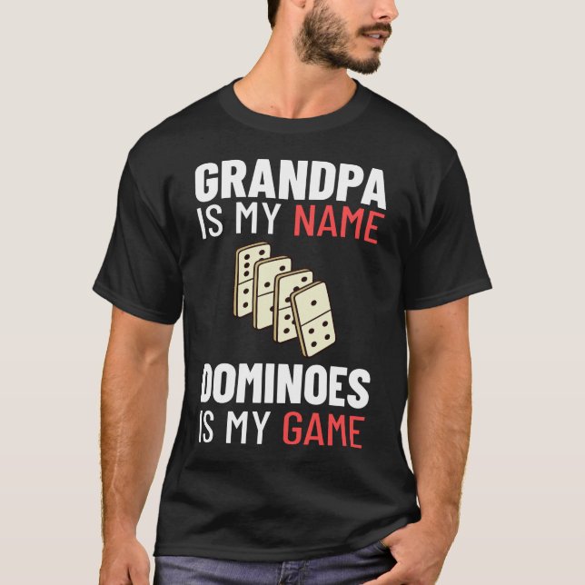 Camiseta Domino do jogo de Conselho do jogador (Frente)