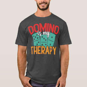Camiseta Domino É Minha Terapia Domina Jogadores De Jogos M