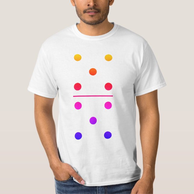 Camiseta Dominoes 5-5 Costume de Grupo (Frente)