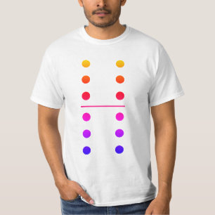 Camiseta Dominoes 6-6 Costume de Grupo