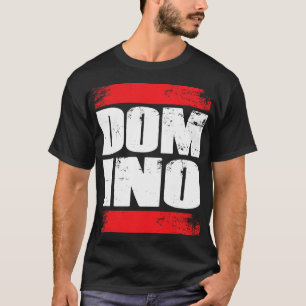 Camiseta Dominoes Azulejos Domino Efeito Conselho do Domino