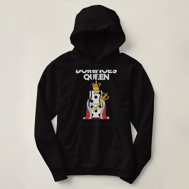 Camiseta Dominoes Funny Dominoes Queen (Frente do Design)