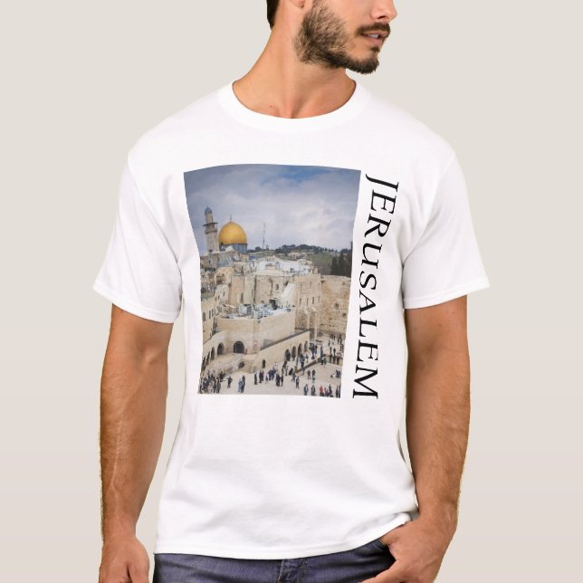 Camiseta Domo do Rock | Western Wall Plaza, Jerusalém (Frente)