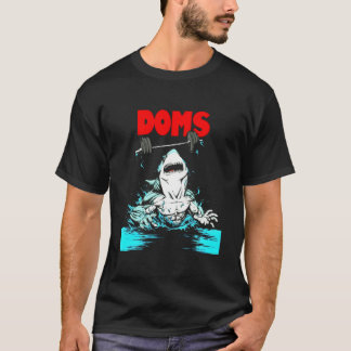 Camiseta Doms Shark Gym Malhação Elevação de Peso