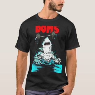 Camiseta DOMS Shark Gym Malhação Elevação de Peso