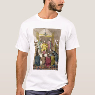 Camiseta Don Alvaro, rei do Congolês em seu trono, p