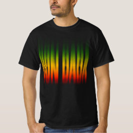 Camiseta Don Dada Efeito Desfocado Typografia Rasta Reggae