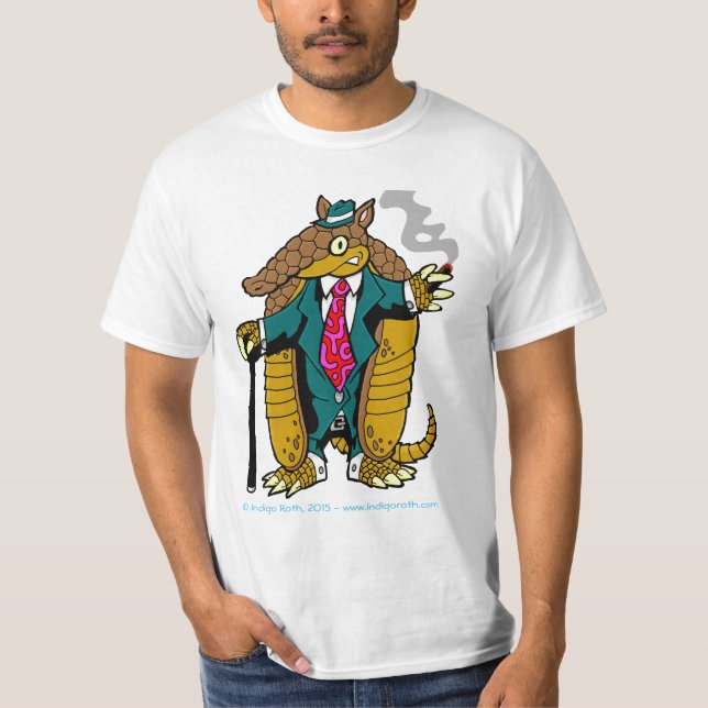 Camiseta Don Dillo Cortado - chefe do Mafia do tatu! (Frente)