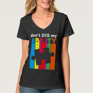 Camiseta Don Dis Minha Habilidade Autismo Consciência