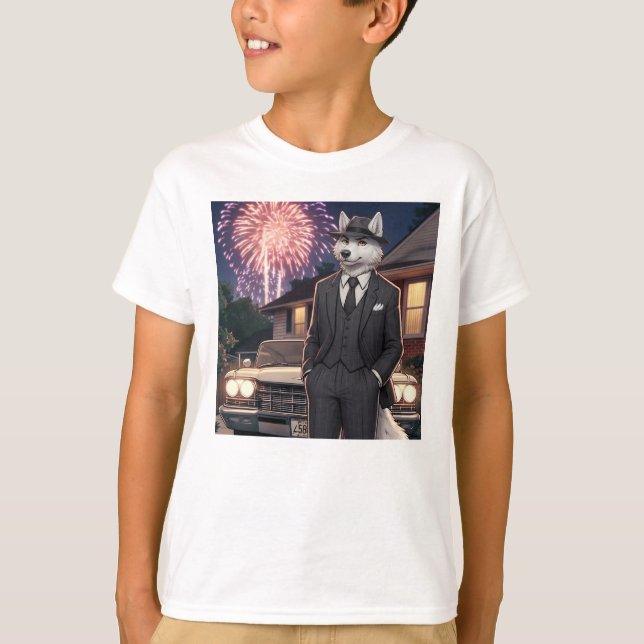 Camiseta Don Lupo Canino "4 de Julho"   (Frente)