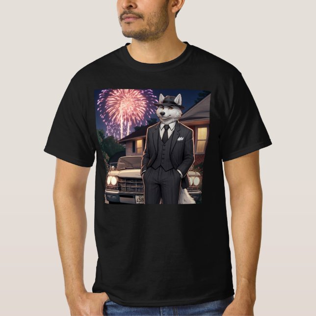 Camiseta Don Lupo Canino "4 de Julho" (Frente)