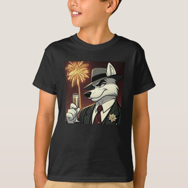 Camiseta Don Lupo Canino "Ano Novo" (Frente)