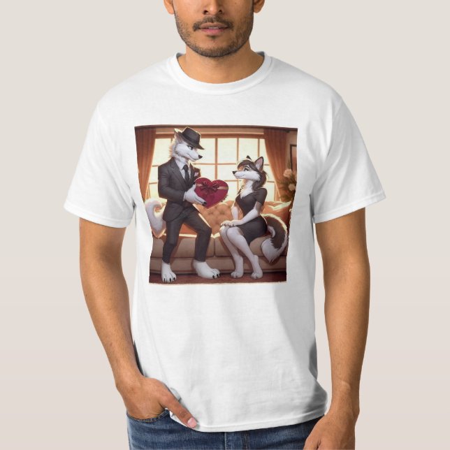 Camiseta Don Lupo Canino "Valentines" (Frente)