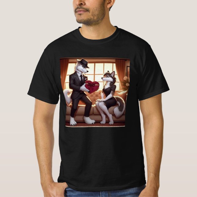 Camiseta Don Lupo Canino "Valentines" (Frente)
