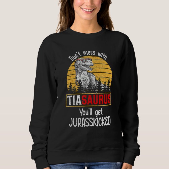 Camiseta Don Mess Com Tiasaurus Você Vai Ter Jurasschutado  (Frente)