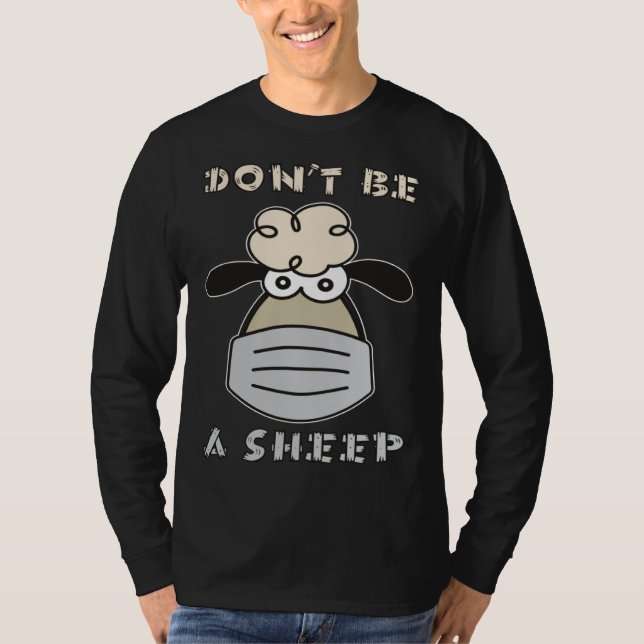 Camiseta Don t Be A Sheep (Frente)