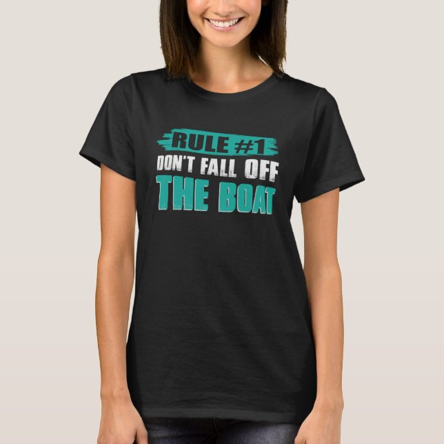 Camiseta Don t Fall Off The Boat  Cruise Ship Cruising Coup (Frente)