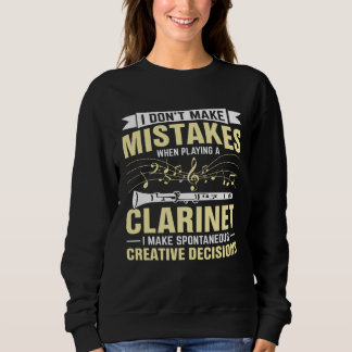 Camiseta Don t Make Mistakes Playing a Clarinet Creative De