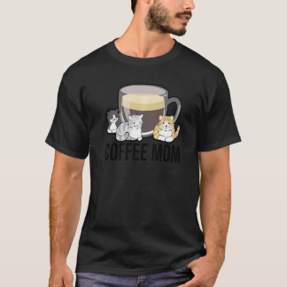 Camiseta Dona de Gato Cafeeira Dona de Animal Gato Pets Gat