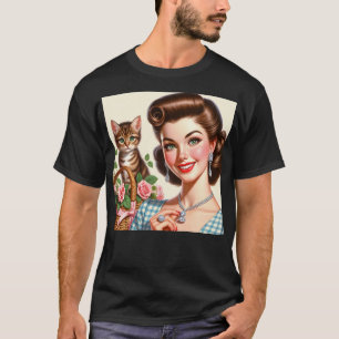 Camiseta Dona de Gato Fofo