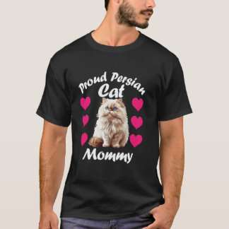Camiseta Dona de Gato ORGULHOSA MÃE DE GATO PERSA Gatos Per