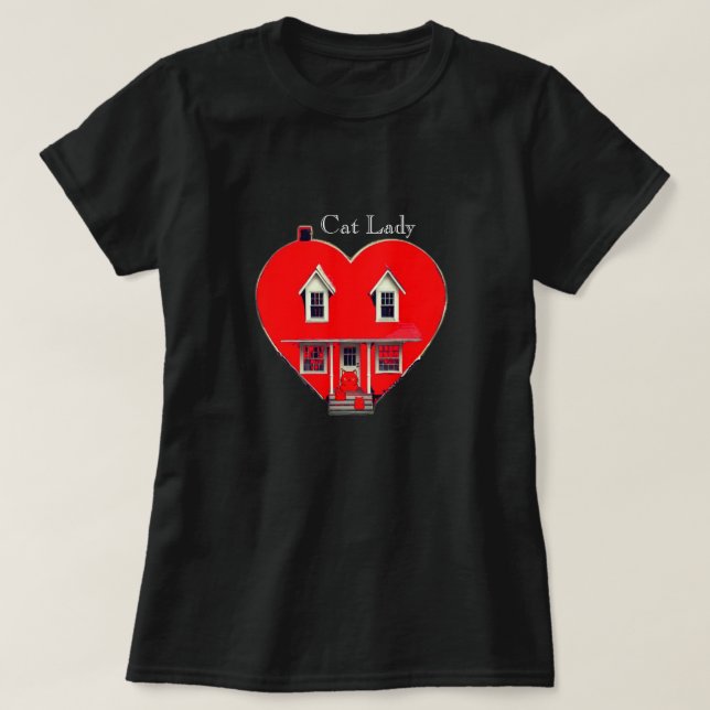 Camiseta Dona dos Gatos (Frente do Design)